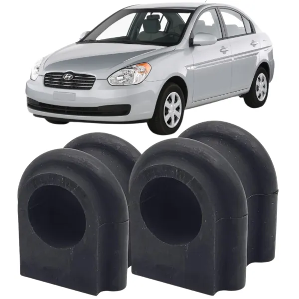 Buje De Barra Estabilizadora Delanteros Para Hyundai Accent 2006 2011 1.4 G4ee